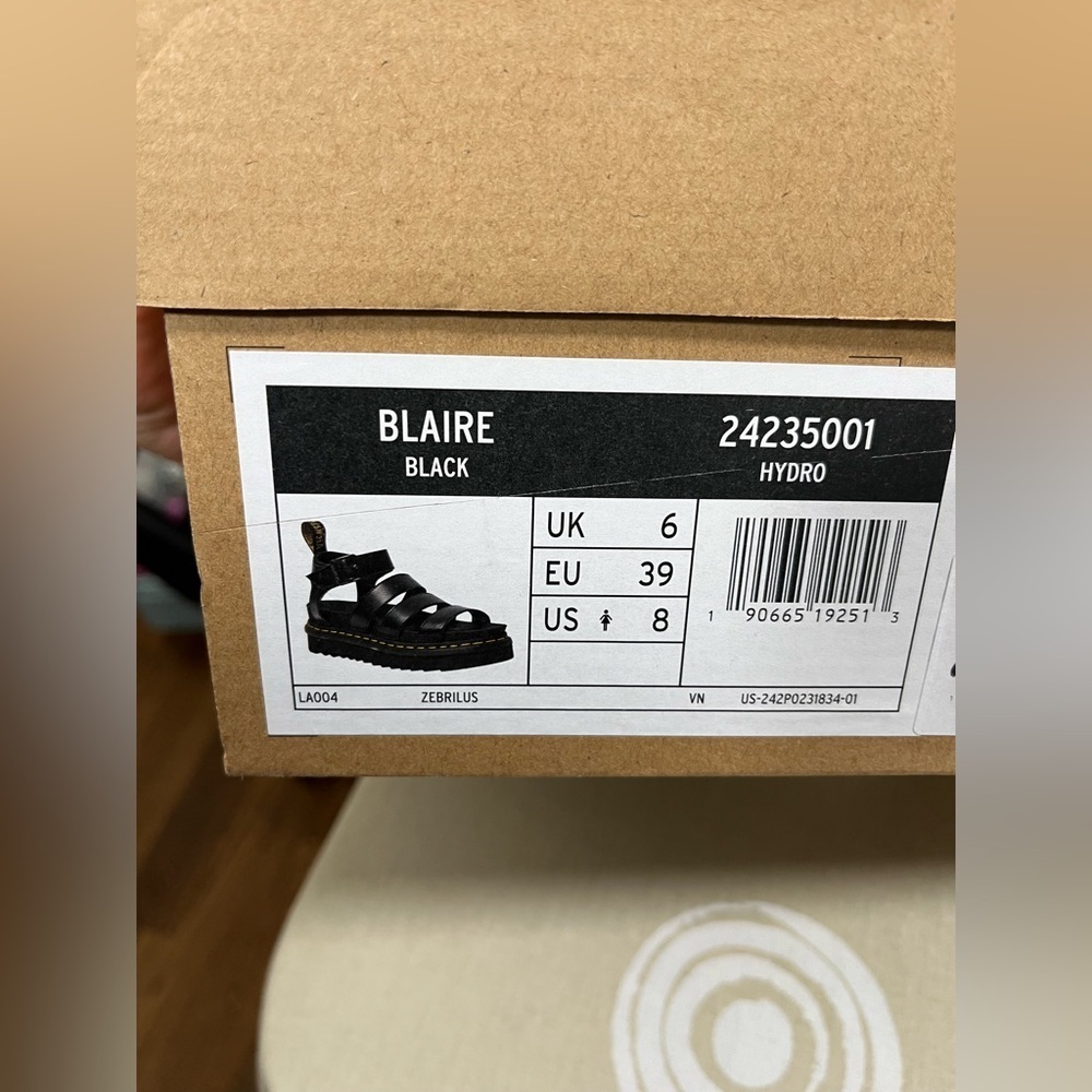 Dr Martens Blaire 3 Strap Sandals - Picture 8 of 9
